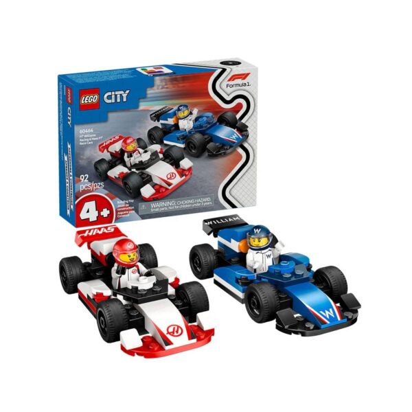 LEGO CITY: AUTOS DE F1 WILLIAMS RACING Y HAAS 60464