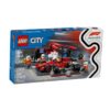 LEGO CITY: PARADA EN PITS F1 MECÁNICOS UTO FERRARI 60443 - Imagen 5