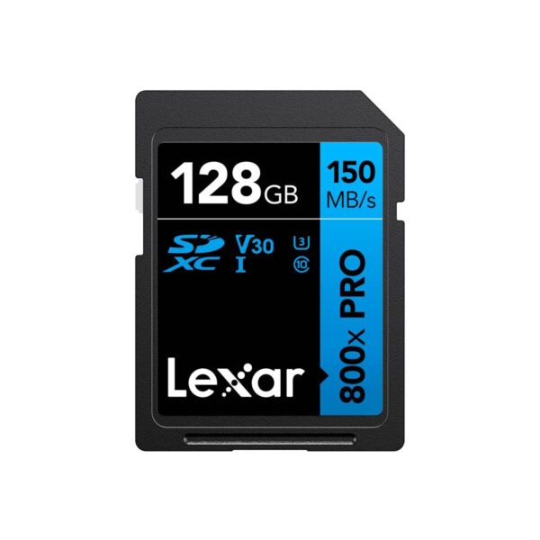 Tarjeta de Memoria Lexar 128 gb 800xPRO SDXC-UHS-I V30