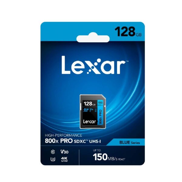 Tarjeta de Memoria Lexar 128 gb 800xPRO SDXC-UHS-I V30 - Imagen 2