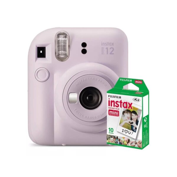 Kit x 10 Film para Cámara Instantánea Instax Mini 12 VIOLETA