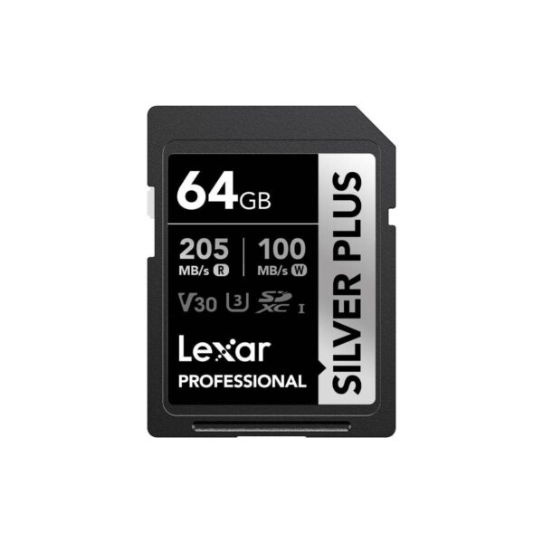 Tarjeta de Memoria Lexar 64 gb SDXC-UHS-I V30 205/100mbs