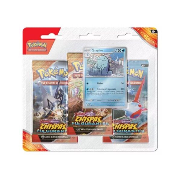 Pokemon TCG: E&P SV08 Surging Sparks 3 sobres ESPAÑOL