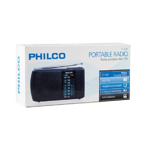 RADIO PORTATIL PHILCO ICX-40 C/AUDIFONO - Imagen 4