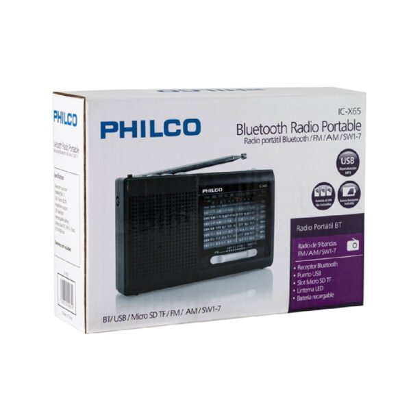 RADIO MULTIBANDA ICX65 PHILCO - Imagen 4