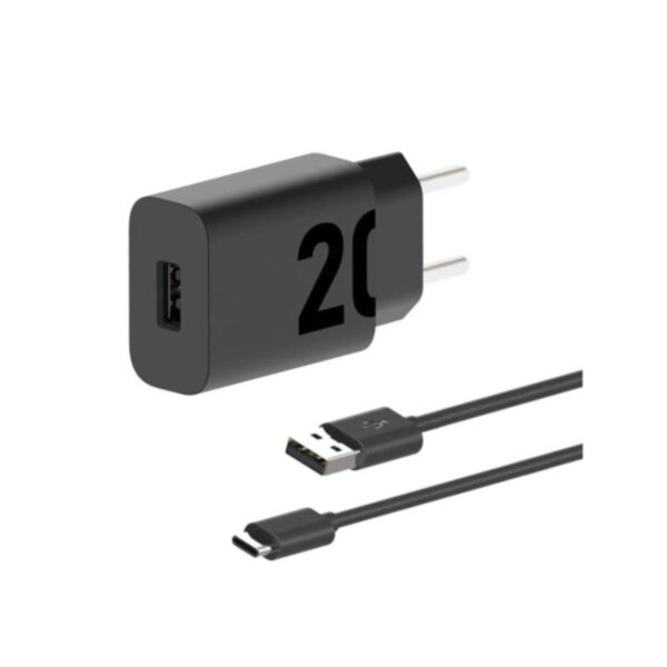 Cargador Motorola Turbo Power 20W con Cable USB-C 1M