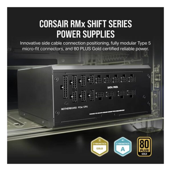 Fuente de Poder Corsair RM1200x SHIFT 80 PLUS Gold - Imagen 5