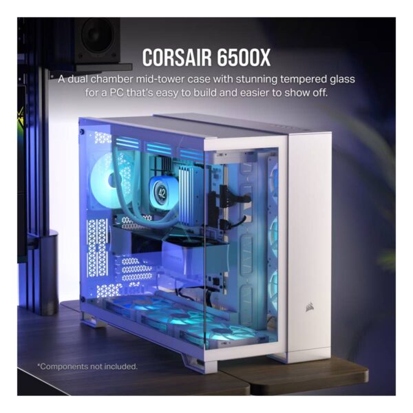 Gabinete Corsair 6500X - Blanco - Imagen 3