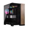 Gabinete Corsair 6500X - Negro-Madera