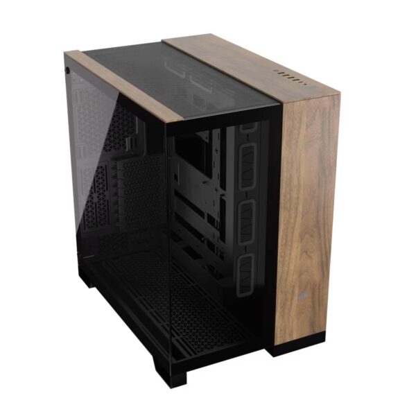 Gabinete Corsair 6500X - Negro-Madera - Imagen 3