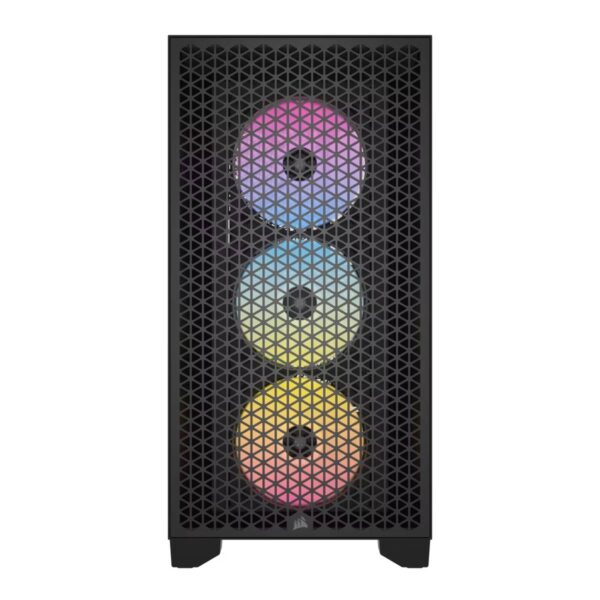 Gabinete Corsair 3000D RGB Airflow Vidrio Negro - Imagen 2