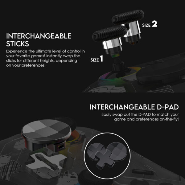 Control Inalambrico Fantech EOS PRO Polaris WGP15 - Imagen 4