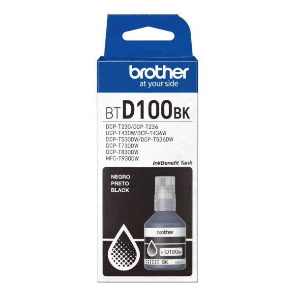 Tinta Brother BTD100BK Negro