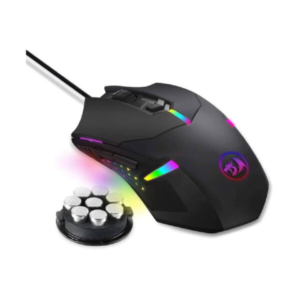 Mouse Gamer Redragon Centrophorus 2 7200DPI RGB - Negro