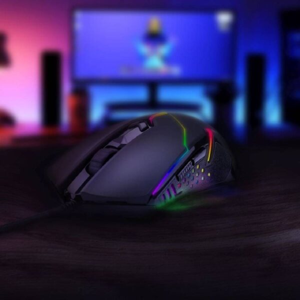 Mouse Gamer Redragon Centrophorus 2 7200DPI RGB - Negro - Imagen 4