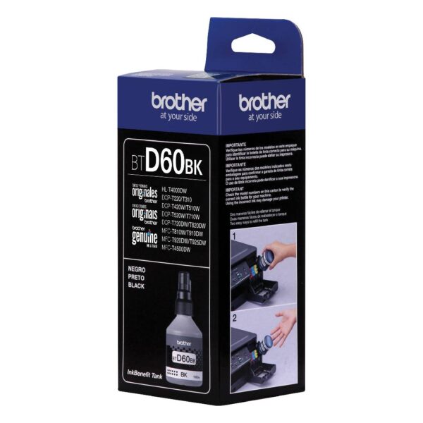 Tinta Brother BTD60BK Negro - Imagen 2