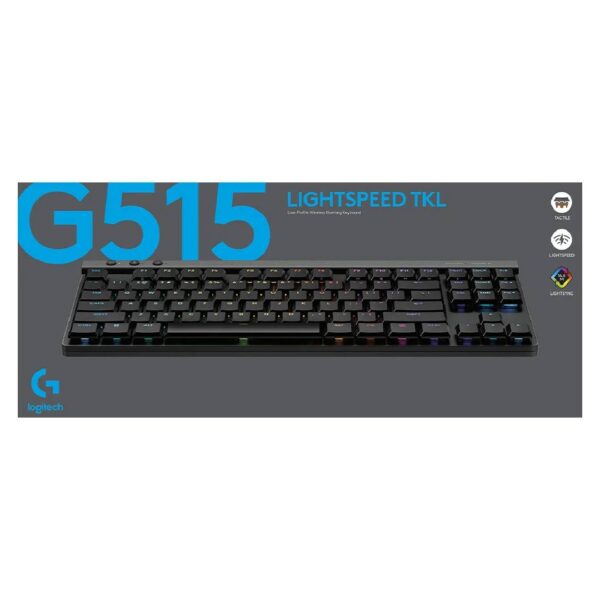 Logitech G515 TKL Black Alambrico - Imagen 4