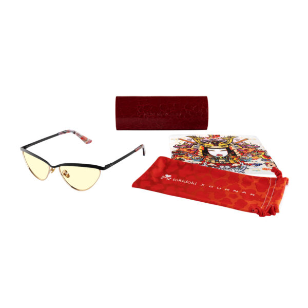 Lentes GUNNAR tokidoki Year of the Dragon Onyx Gold Amber - Imagen 5