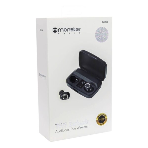 Audífonos Inalámbricos Monster Audio TW10B Negro