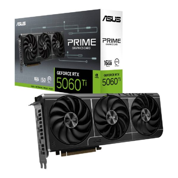 Tarjeta de Video ASUS PRIME RTX 5060 Ti 16GB GDDR7