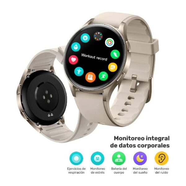 Reloj Smartwatch Lhotse Vibe 05 GPS Cream 42mm - Imagen 3