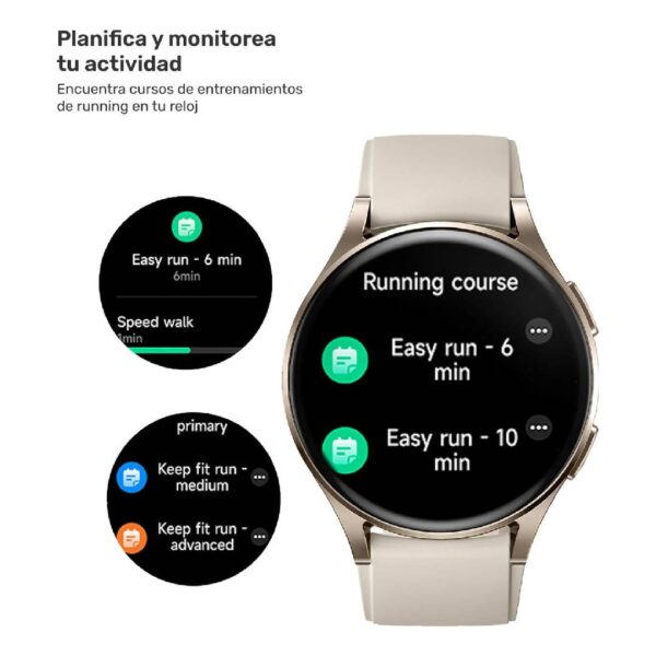 Reloj Smartwatch Lhotse Vibe 05 GPS Cream 42mm - Imagen 5