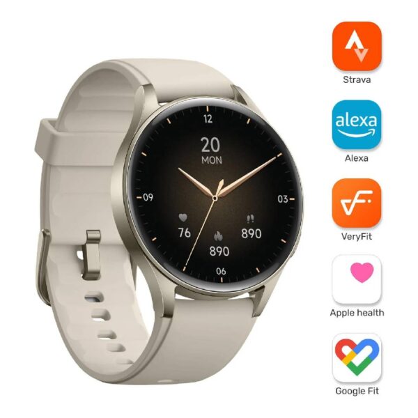 Reloj Smartwatch Lhotse Vibe 05 GPS Cream 42mm - Imagen 7