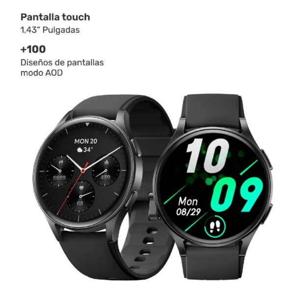 Reloj Smartwatch Lhotse Vibe 05 GPS Black 42mm - Imagen 4