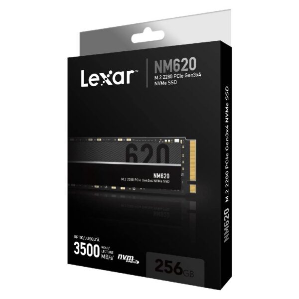 Disco Duro Lexar NM620 256gb M.2 2280 NVMe SSD Negro