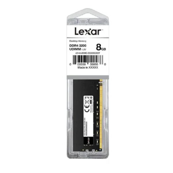 Memoria Ram Lexar UDIMM DDR4 de 8 GB DRAM y 3200 MHz