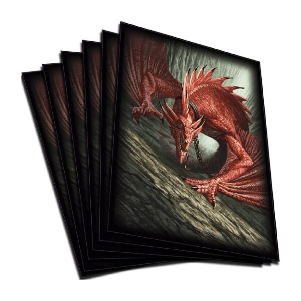 4X Protectores Top Deck Small Size MyL Wyvern de Sangre - Imagen 2