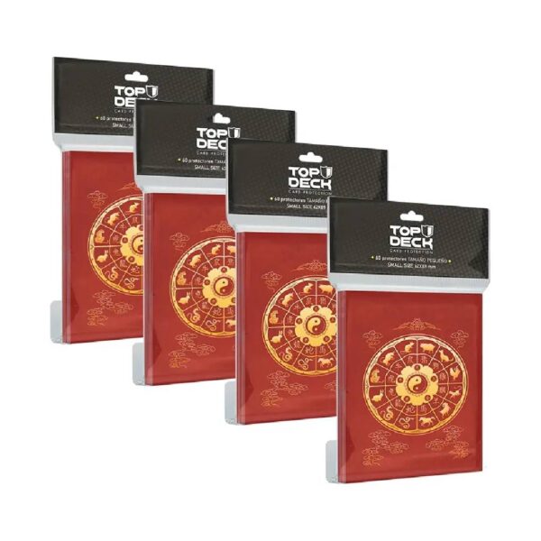 4X Protectores Top Deck Small Size MyL Horóscopo Chino