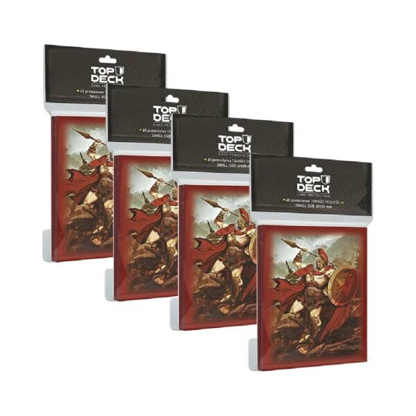 4X Protectores Top Deck Small Size MyL Leonidas