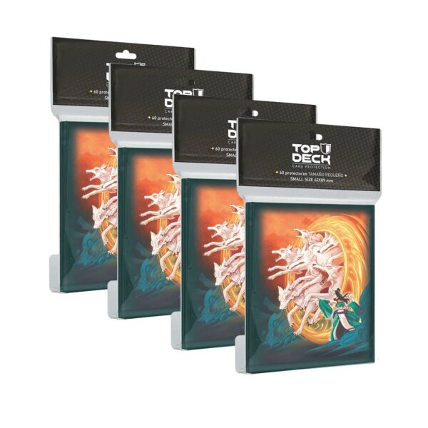 4X Protectores Top Deck Small Size MyL Invocar Chacales