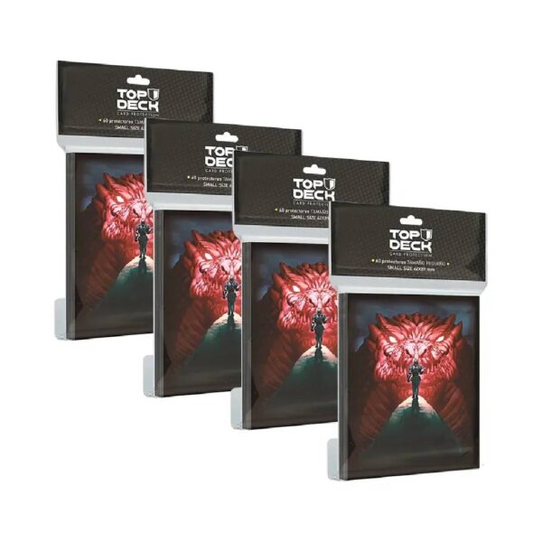 4X Protectores Top Deck Small Size MyL Fe sin Límite