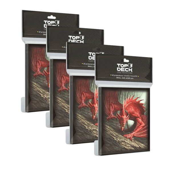 4X Protectores Top Deck Small Size MyL Wyvern de Sangre