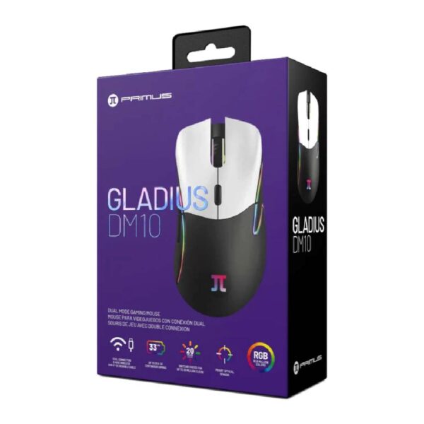 Mouse Gamer Wireless PRIMUS Gladius DM10 - 10.000 DPI - Imagen 5