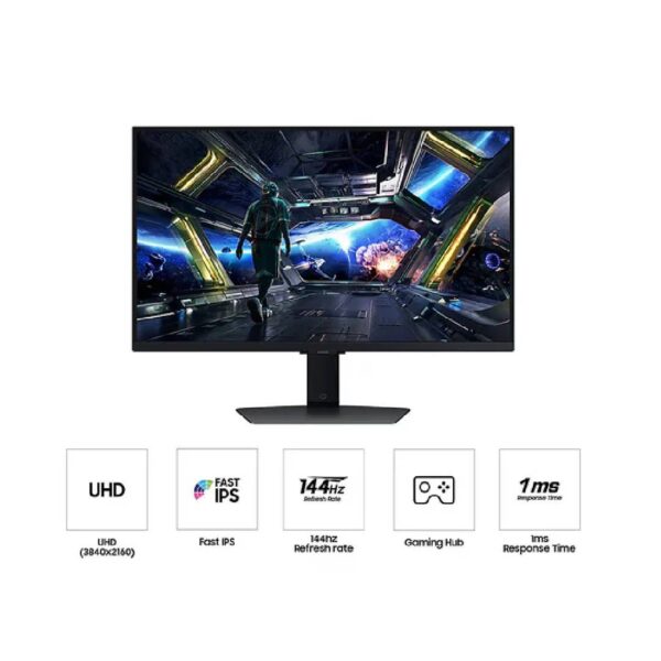 Monitor Samsung 27 Odyssey G7 G70D UHD 144Hz LS27DG700ELXZS - Imagen 4
