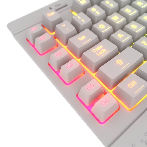 Teclado Redragon Shiva White K512W-RGB-1-SP Español - Imagen 4