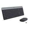 Teclado y Mouse Inalambrico Logitech MK470 Slim Negro