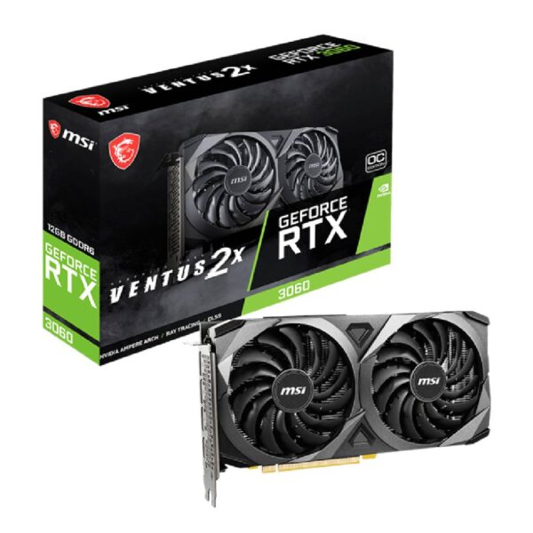Tarjeta Gráfica MSI GeForce RTX 3060 VENTUS 2X OC 12GB GDDR6