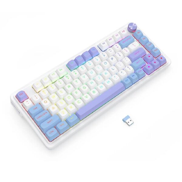 Teclado Redragon UCAL MAX K673WBP-RGB-MAX Mint Mambo - Imagen 4
