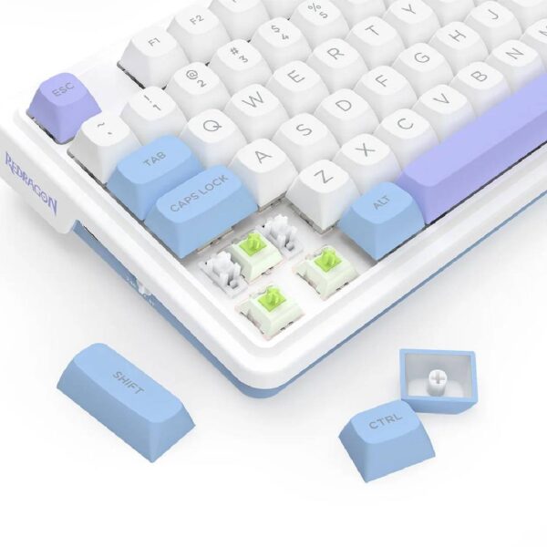 Teclado Redragon UCAL MAX K673WBP-RGB-MAX Mint Mambo - Imagen 6