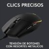 Mouse Gamer Logitech G203 Lightsync Negro - Imagen 3