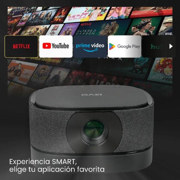 Proyector Portatil Inálambrico LEVO Smart Lumix 9000lm BT - Imagen 5