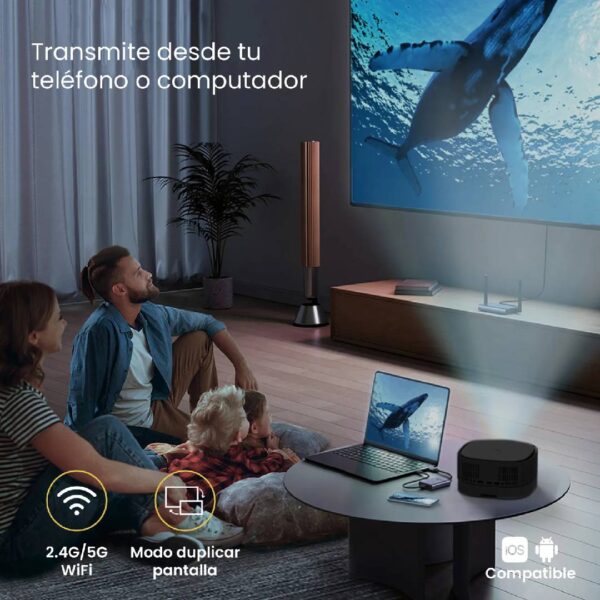 Proyector Portatil Inálambrico LEVO Smart Lumix 9000lm BT - Imagen 6