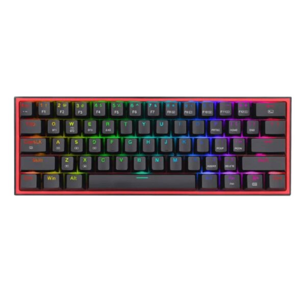 Teclado Redragon Fizz RGB K617-RGB Switch Red, Black