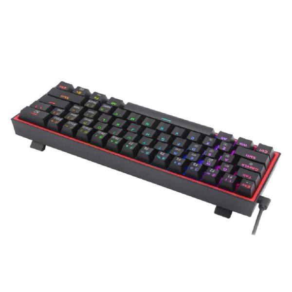Teclado Redragon Fizz RGB K617-RGB Switch Red, Black - Imagen 2
