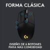Mouse Gamer Logitech G203 Lightsync Negro - Imagen 4