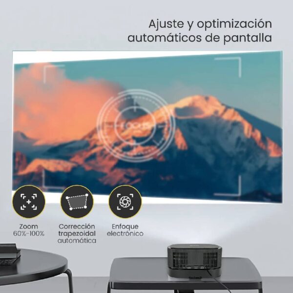 Proyector Portatil Inálambrico LEVO Smart Lumix 9000lm BT - Imagen 7
